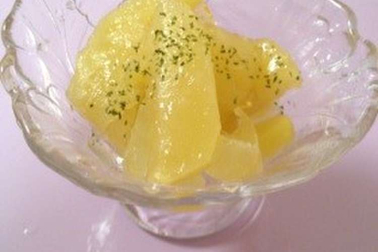 レンジで簡単 冷たいリンゴのデザート レシピ 作り方 By 花音とママ クックパッド 簡単おいしいみんなのレシピが379万品