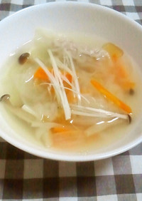 生姜好きのための♥スープ餃子♥