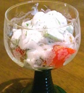 塩ヨーグルト☆スネジャンカ風サラダの画像