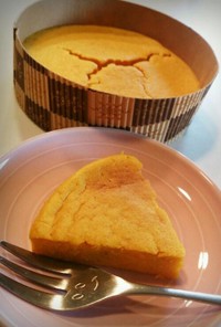 豆腐かぼちゃ人参のスイートポテト風ケーキ