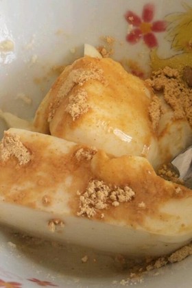 絹豆腐でヘルシーデザート