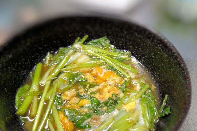 和食の副菜 セリの卵とじ レシピ 作り方 By すいか クックパッド 簡単おいしいみんなのレシピが352万品