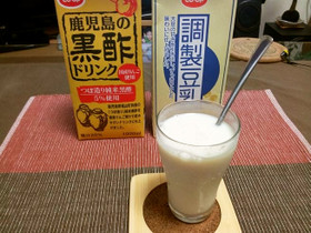痩せる!黒酢と豆乳のダイエットドリンク