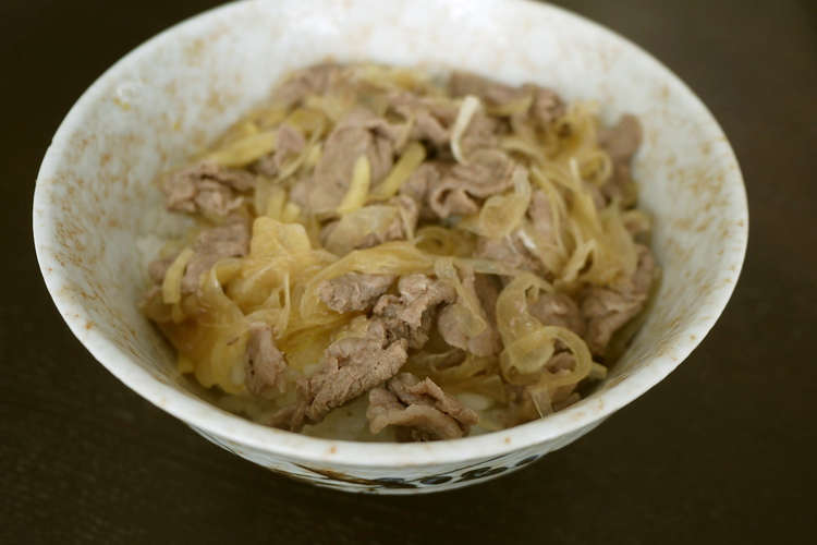 レンジで簡単美味 楽うま牛丼 レシピ 作り方 By スタイリッシュママ クックパッド 簡単おいしいみんなのレシピが377万品