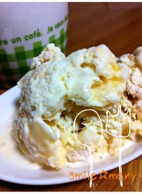 生クリーム消費に!!バニラアイスクリーム