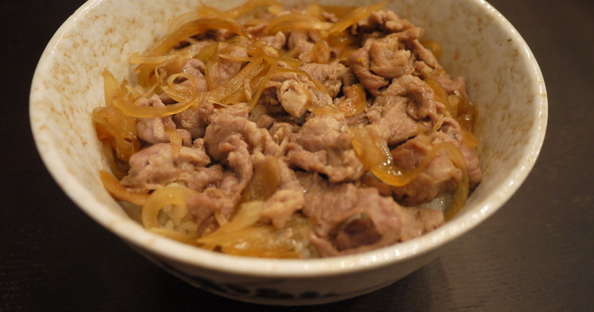 レンジで時短♫　簡単美味！　楽うま豚丼♡ by スタイリッシュママ