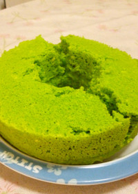 青菜の蒸しケーキ