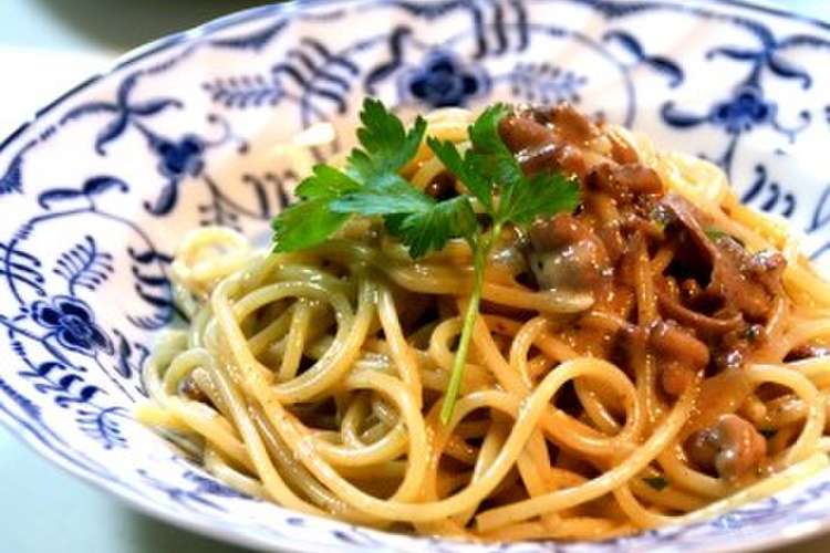 残り物で簡単 絶品 イカわたのパスタ レシピ 作り方 By Hissssa クックパッド 簡単おいしいみんなのレシピが361万品