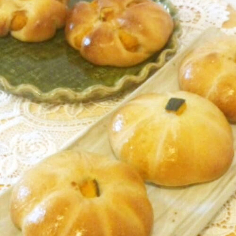 ココナッツオイルパンプキンパンのレシピ