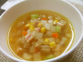 とうがんのコロコロ野菜スープ