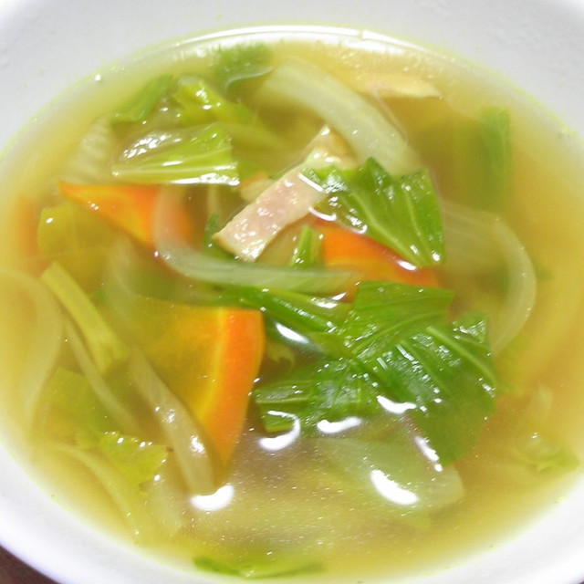 セロリの葉 カレー風味スープ レシピ 作り方 By まゆみ母ちゃん クックパッド 簡単おいしいみんなのレシピが367万品