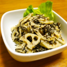 ひじきと蓮根のゴマ味噌マヨサラダ