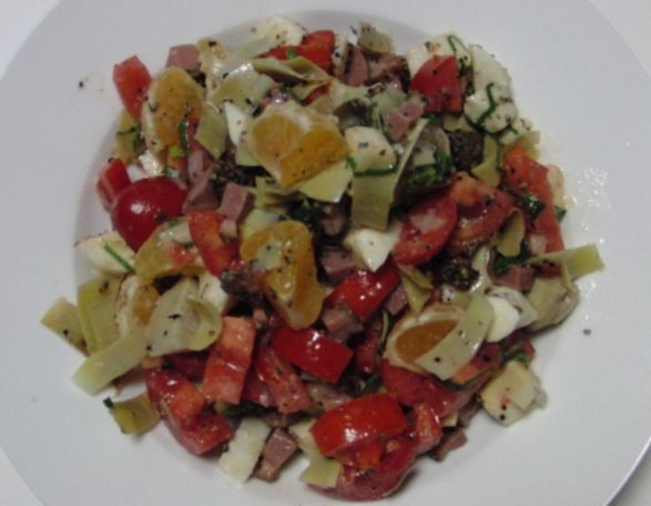 エビとアーティチョークのグリーンサラダのレシピ