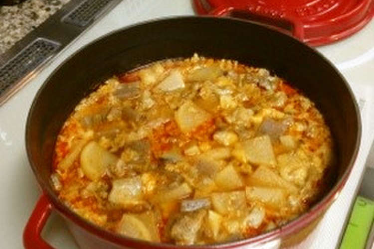トロトロ牛すじ煮の韓国風どて煮 圧力鍋 レシピ 作り方 By にわなおみ クックパッド 簡単おいしいみんなのレシピが350万品