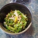 小さな野菜のおかず★白菜とスダチ胡麻和えの画像