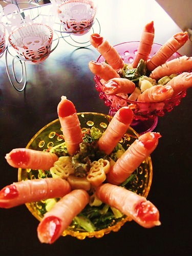 ハロウィン☆指のカクテルサラダの画像