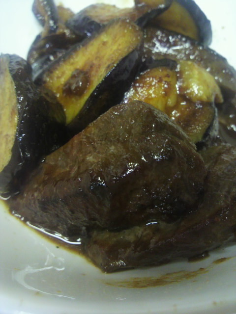 お弁当☆牛肉となすの焼き肉ダレ炒めの画像