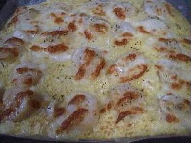 ホタテと長芋のチーズ焼の写真