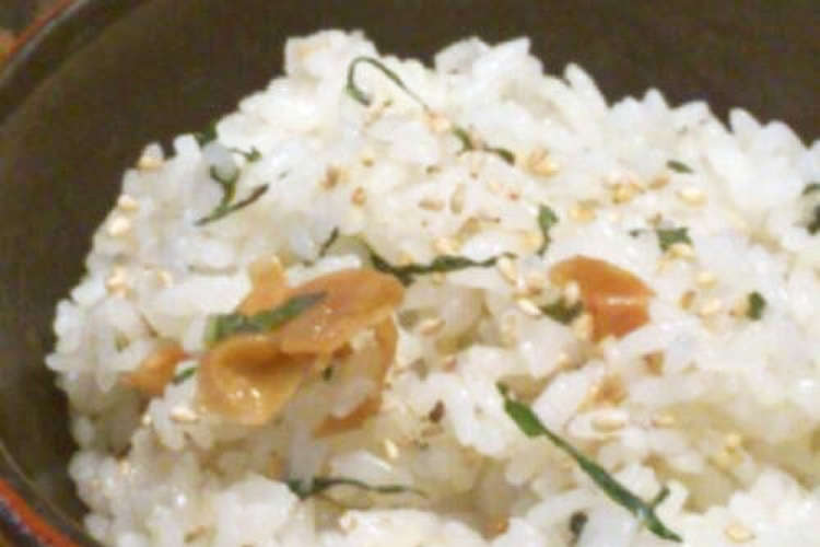 超簡単 梅干しと大葉の混ぜごはん レシピ 作り方 By ちゃんねるゆみ クックパッド 簡単おいしいみんなのレシピが354万品