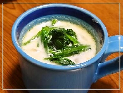 優しい味の✿塩麹ミルクスープの写真