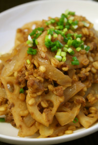 とれとれ食物繊維！押麦こってり味噌炒め