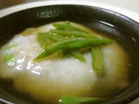 レンジで。大根と長いもの蒸しまんじゅう