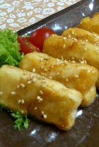 コクうま＊凍り豆腐の味噌マヨ焼き