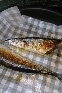 フライパンで！！秋刀魚の美味しい焼き方