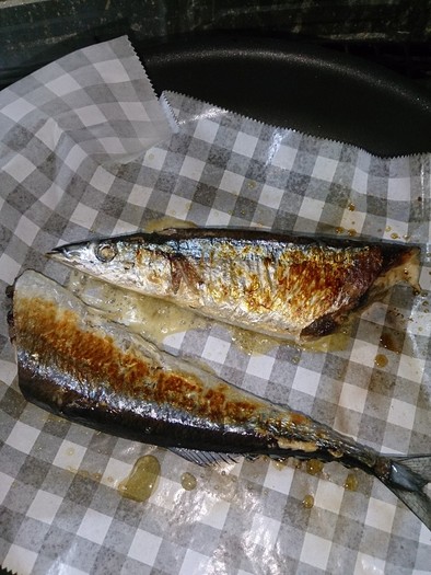 フライパンで！！秋刀魚の美味しい焼き方の写真