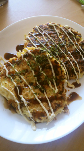 キャベツが主役の豆腐お好み焼き