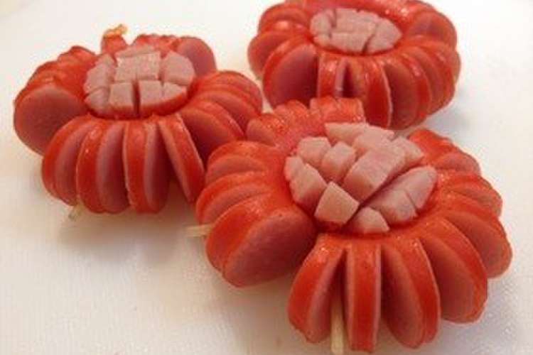 キャラ弁 ひまわりウィンナー レシピ 作り方 By リンダうー クックパッド 簡単おいしいみんなのレシピが375万品