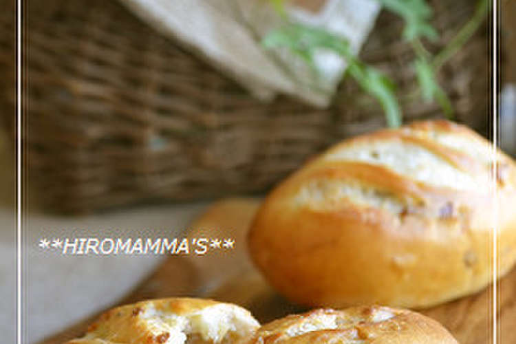 いちじくとクリームチーズが入った胡桃パン レシピ 作り方 By Hiroマンマ クックパッド 簡単おいしいみんなのレシピが358万品