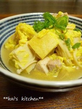 鶏肉と高野豆腐の卵とじの画像