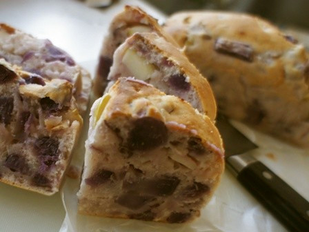 紫芋×りんご簡単ケーキ～NOオイルNO卵の画像