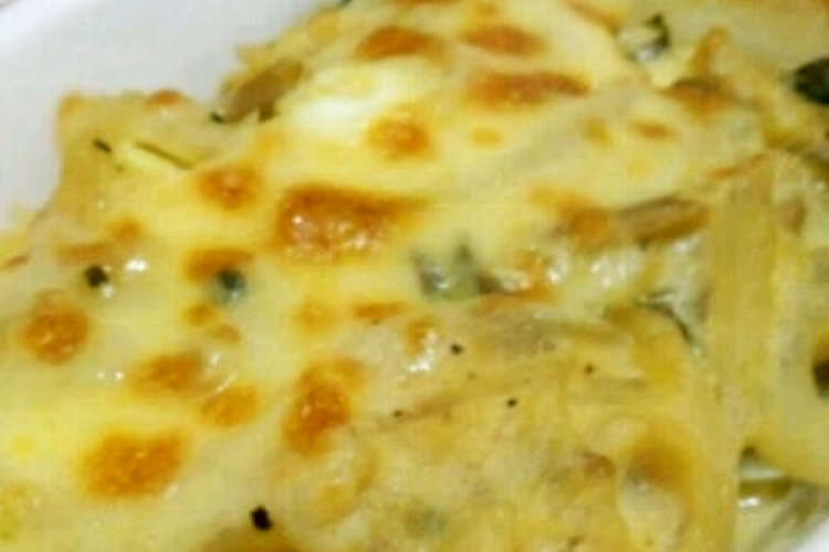 簡単 フライパン1つで豆乳グラタン レシピ 作り方 By まよ クックパッド 簡単おいしいみんなのレシピが350万品