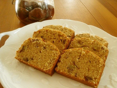 秋の香り★栗とシナモンのパウンドケーキの写真