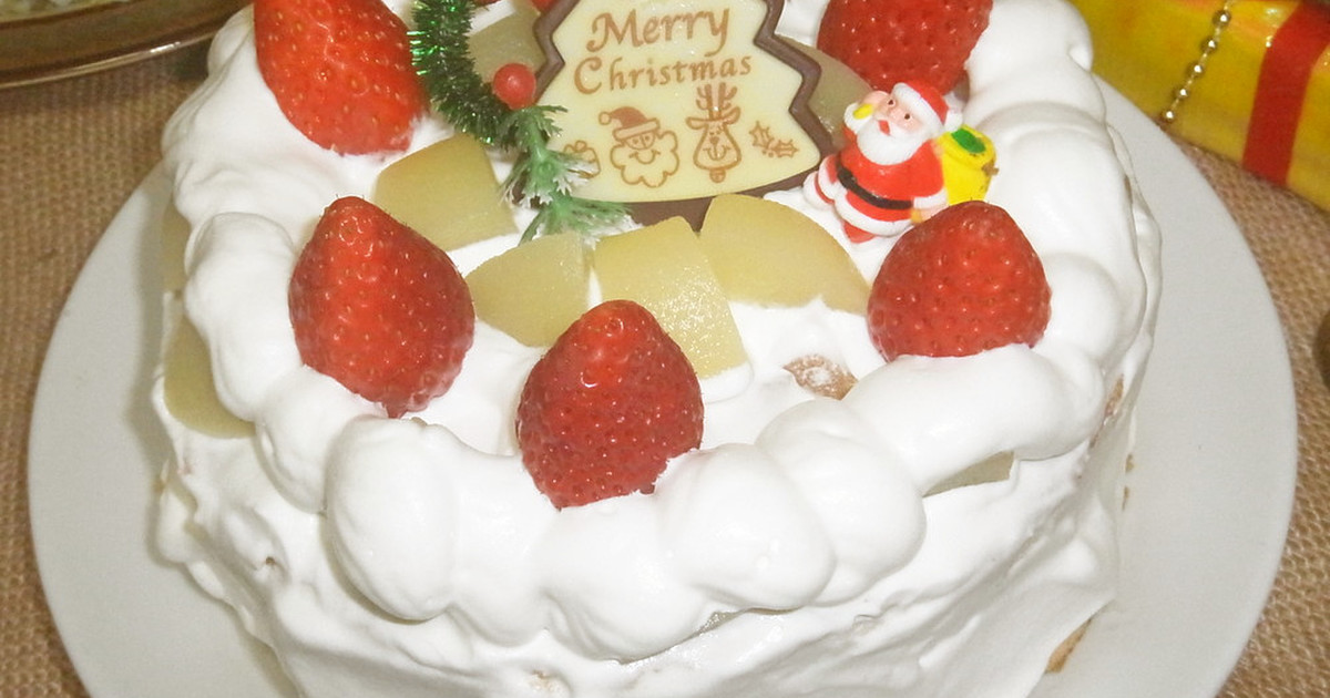 市販スポンジでクリスマスケーキ レシピ 作り方 By 林檎の香り クックパッド 簡単おいしいみんなのレシピが359万品