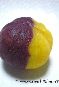 薩摩芋と紫芋の茶巾♡簡単スイートポテト