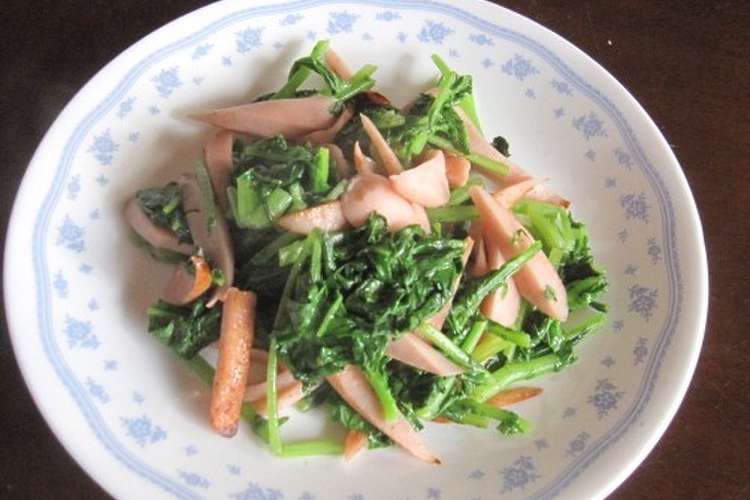 大根の間引き菜とおさかなソーセージ炒め レシピ 作り方 By 大根花 クックパッド 簡単おいしいみんなのレシピが372万品