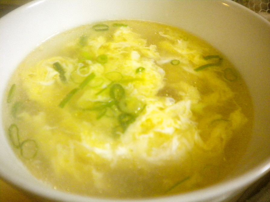♪ガラスープ♪春雨と卵の中華スープの画像