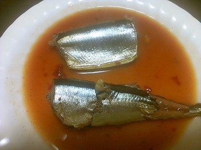 骨まで食べられる秋刀魚の辛味噌煮の写真