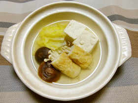 竹輪入り湯豆腐