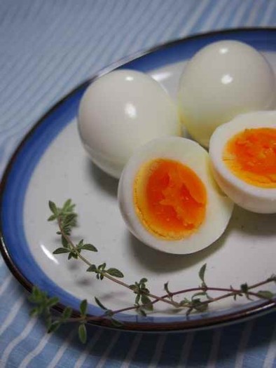 赤玉子の殻が簡単にむける♪ゆで卵の作り方の写真