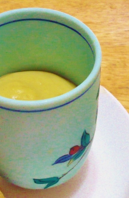 寒天de豆乳さつまいもプリン。シナモン味の画像