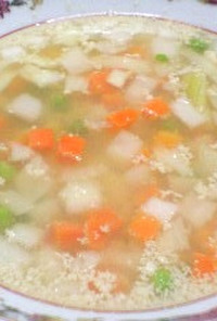 基本のチキンオニオン野菜スープ