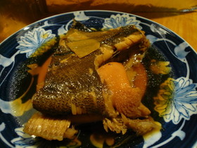 子持ちカレイの煮付け