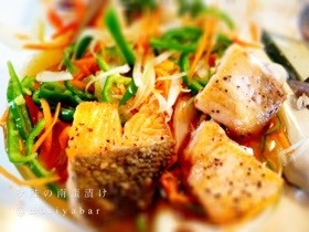 揚げない◆秋鮭の南蛮漬け◆野菜たっぷり