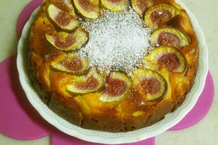 イチジクのチーズケーキ レシピ 作り方 By Tosachi クックパッド 簡単おいしいみんなのレシピが349万品