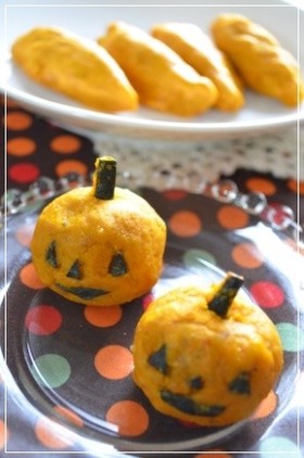 かぼちゃでスイートポテト&ハロウィン♪