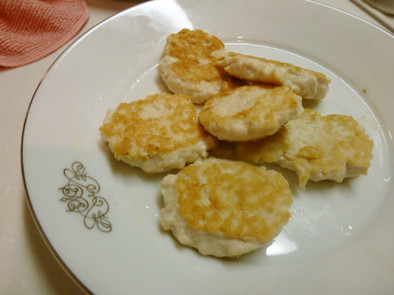 豆腐ハンバーグ（ひき肉）離乳食の写真